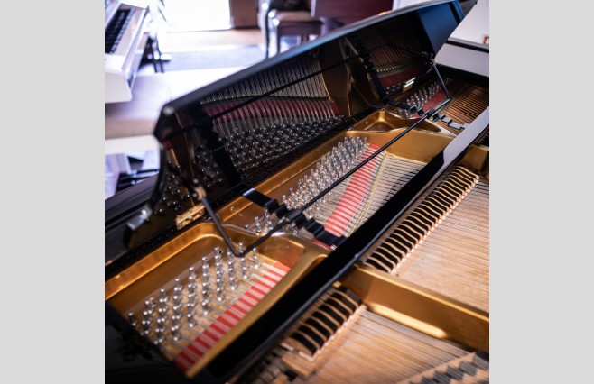 Challen Polished Ebony GP142 Grand Piano, Used - All Inclusive Premium Package (SN:955238) - Image 11